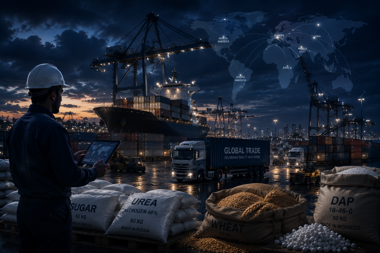 Container Cargo Ship